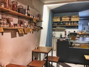 Inside  at Birdi in Cagliari