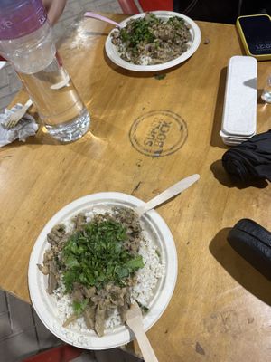 2 x seitan & rice specials   at Associação Caldeira Negra - Food Truck in Lagos