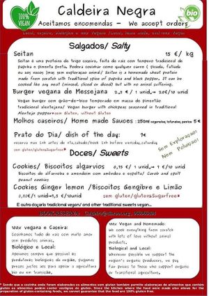 order and take away at Associação Caldeira Negra - Food Truck in Lagos