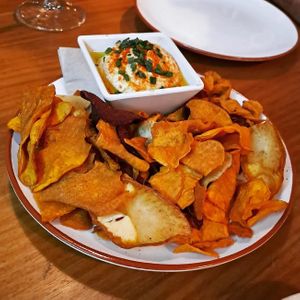 Hummus at El Miracle in Valencia