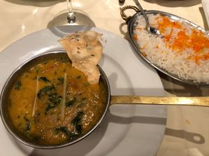 Lentils curry  at Ashiana in Paris