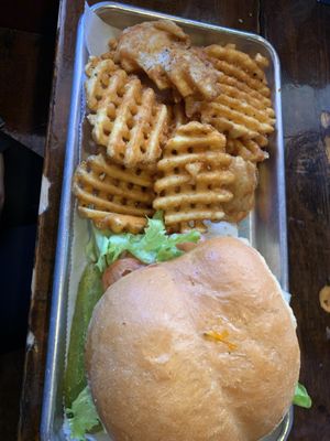 Impossible burgerr  at Nitty Gritty in Madison