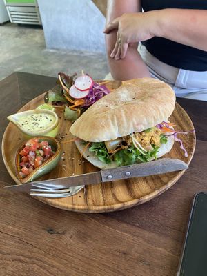 Fungi (mushroom) pitta  at Pure Vegan Heaven in Koh Samui
