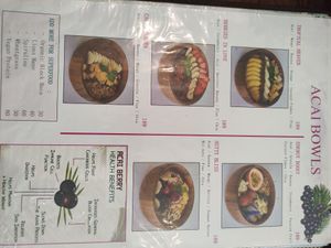 Menu at Pure Vegan Heaven in Koh Samui