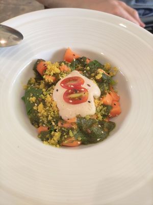 Sweet potato gnocchi at Pure Vegan Heaven in Koh Samui