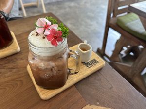 Iced mocha   at Pure Vegan Heaven in Koh Samui