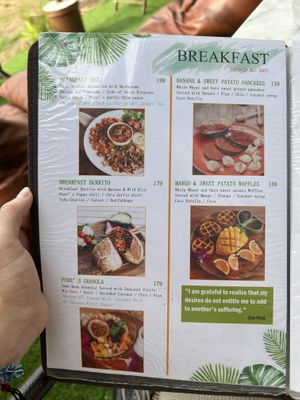 Menu February  at Pure Vegan Heaven in Koh Samui