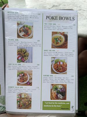 Menu February  at Pure Vegan Heaven in Koh Samui