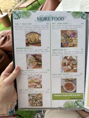 Menu February  at Pure Vegan Heaven in Koh Samui