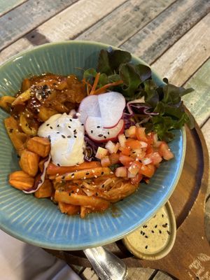 Bbq kimchi bowl  at Pure Vegan Heaven in Koh Samui