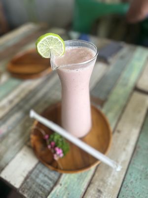 Strawberry Milkshake  at Pure Vegan Heaven in Koh Samui