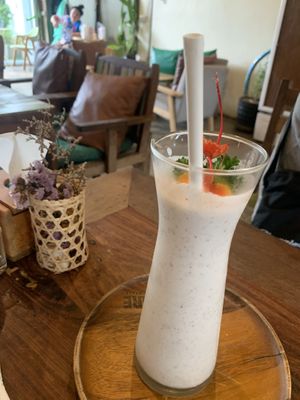Coconut kefir with bergamot   at Pure Vegan Heaven in Koh Samui
