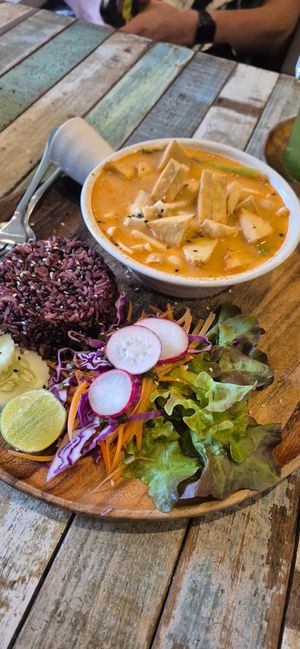 Tom Yum at Pure Vegan Heaven in Koh Samui