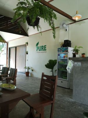 inside at Pure Vegan Heaven in Koh Samui
