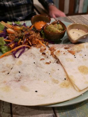 Quesadilla's at Pure Vegan Heaven in Koh Samui
