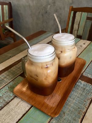 Iced coffee  at Pure Vegan Heaven in Koh Samui