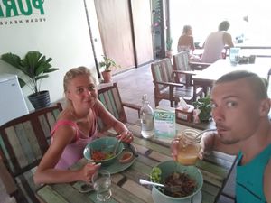 Pure vegan breakfast at Pure Vegan Heaven in Koh Samui