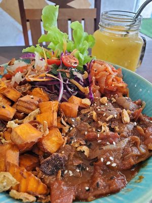 Delicious Plant Based Foods! at Pure Vegan Heaven in Koh Samui