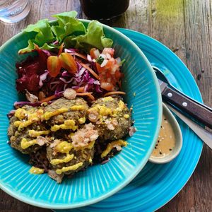 Falafel Bowl at Pure Vegan Heaven in Koh Samui