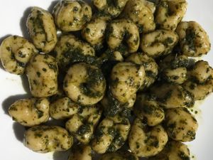 Gnocchi with pesto at The Sky Over Dalat in Da Lat
