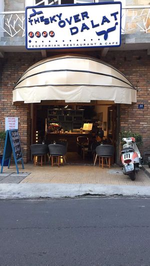 Italian vegetarian restaurant at The Sky Over Dalat in Da Lat
