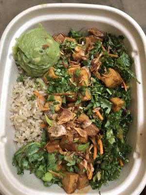 Tofu bowl at Takorean in Philadelphia