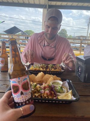 Amazing food! The server was very knowledgeable when it came to vegan and all of their vegan options. We went with his recommendations and definitely a 10/10!!!        🌮🌮🤤 at La Chancleta de Maíz in Isabela