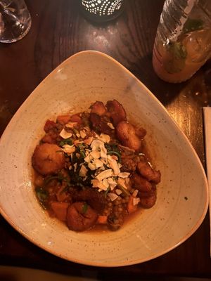 Plantain curry  at Captain Jack's in Marne-la-vallee