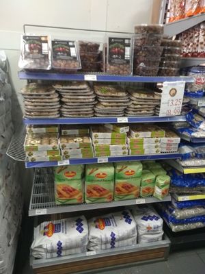 Dates and dried fruits at Tanger Market in Amsterdam