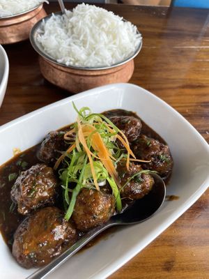 Vegetable manchurian 👌🏼  at Indigo in Nadi