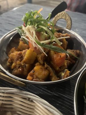 Aloo bhaigan  at Indigo in Nadi