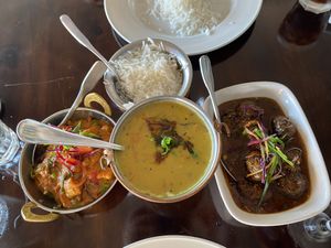 Subzi la salan, Dahl and vege Manchurian  #Veganuary at Indigo in Nadi