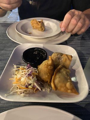 Samosas  #Veganuary at Indigo in Nadi