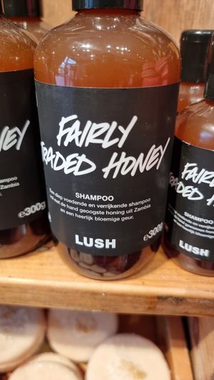 Note: some products contain honey! Not all vegan at LUSH in Haarlem