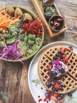 Amazing food at Shelter Cafe in Seminyak