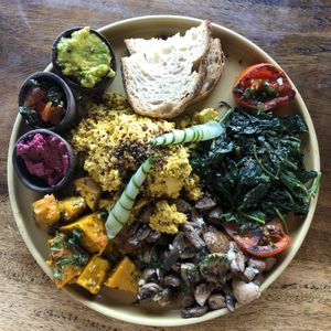 Las vegan at Shelter Cafe in Seminyak