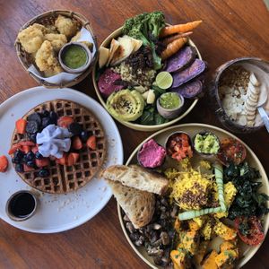 Vegan brunch at Shelter Cafe in Seminyak