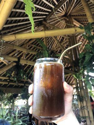 Long black at Shelter Cafe in Seminyak