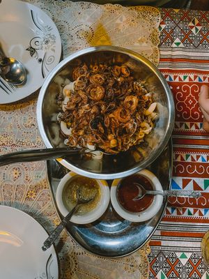 Koshary at The Pharaoh's Restaurant in Vientiane