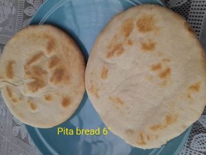           F9. White 6” Pita  at The Pharaoh's Restaurant in Vientiane