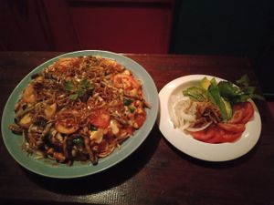 This weekend (Friday 20 – Saturday 21 September 2019) we will present to our valued customers New Special dish Vegetarian Spaghetti pizza served with Avocado Salad only 60,000 KI at The Pharaoh's Restaurant in Vientiane