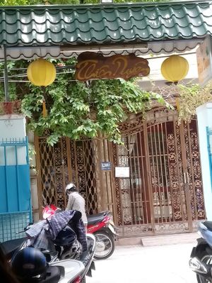 Look from inside the restaurant at Thien Duyen in Da Nang