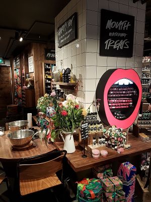inside Lush Utrecht at LUSH in Utrecht