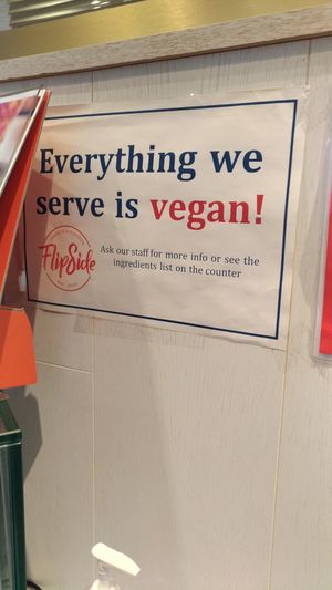 If you worry about Plant-based being misused...100% vegan. I asked the owners are all vegan! at Flipside in London