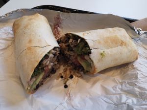 Burrito wrap at Flipside in London