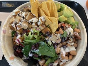 Naked Cali (mixed up because I’d already started eating and with the salsa removed)  at Flipside in London