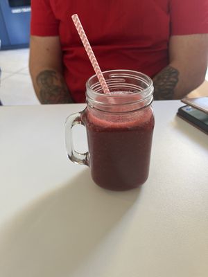 Berry smoothie   at Flipside in London