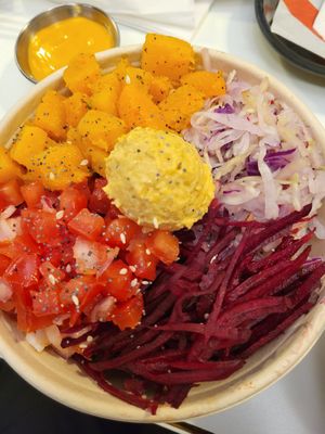 Small side salad at Flipside in London