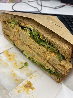 Chipotle ‘chicken’ sandwich   at Flipside in London