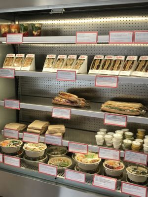 Wide range of plant- based sandwiches and salads  at Flipside in London